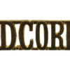 Army Dental Corps (A.D.CORPS) Shoulder Title