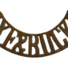 Oxfordshire & Buckinghamshire Light Infantry (OXF&BUCKS) Shoulder Title