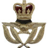 Royal Air Force (R.A.F.) Warrant Officer's Anodised (Staybrite) Cap Badge - Queen's Crown