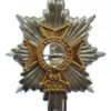 Worcestershire & Sherwood Foresters Anodised (Staybrite) Cap Badge