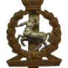 Royal Army Veterinary Corps (R.A.V.C.) Bi-Metal Cap Badge - King's Crown