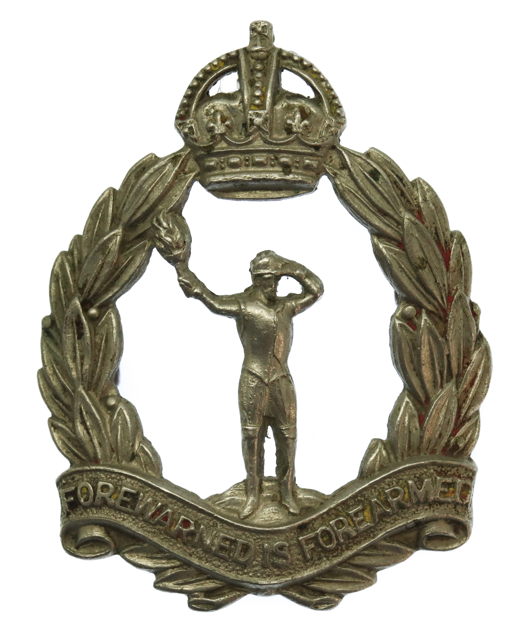 Royal Observer Corps Cap Badge - King's Crown