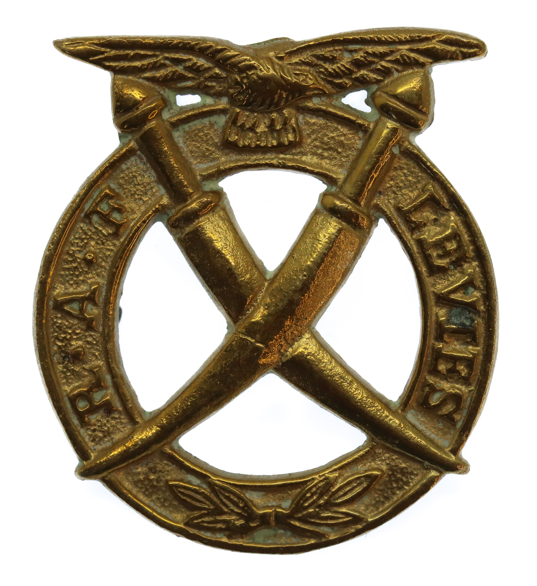 Royal Air Force (R.A.F.) Iraq Levies Cast Cap Badge