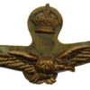 Royal Air Force (R.A.F.) Officer's Field Service Cap Badge - King's Crown