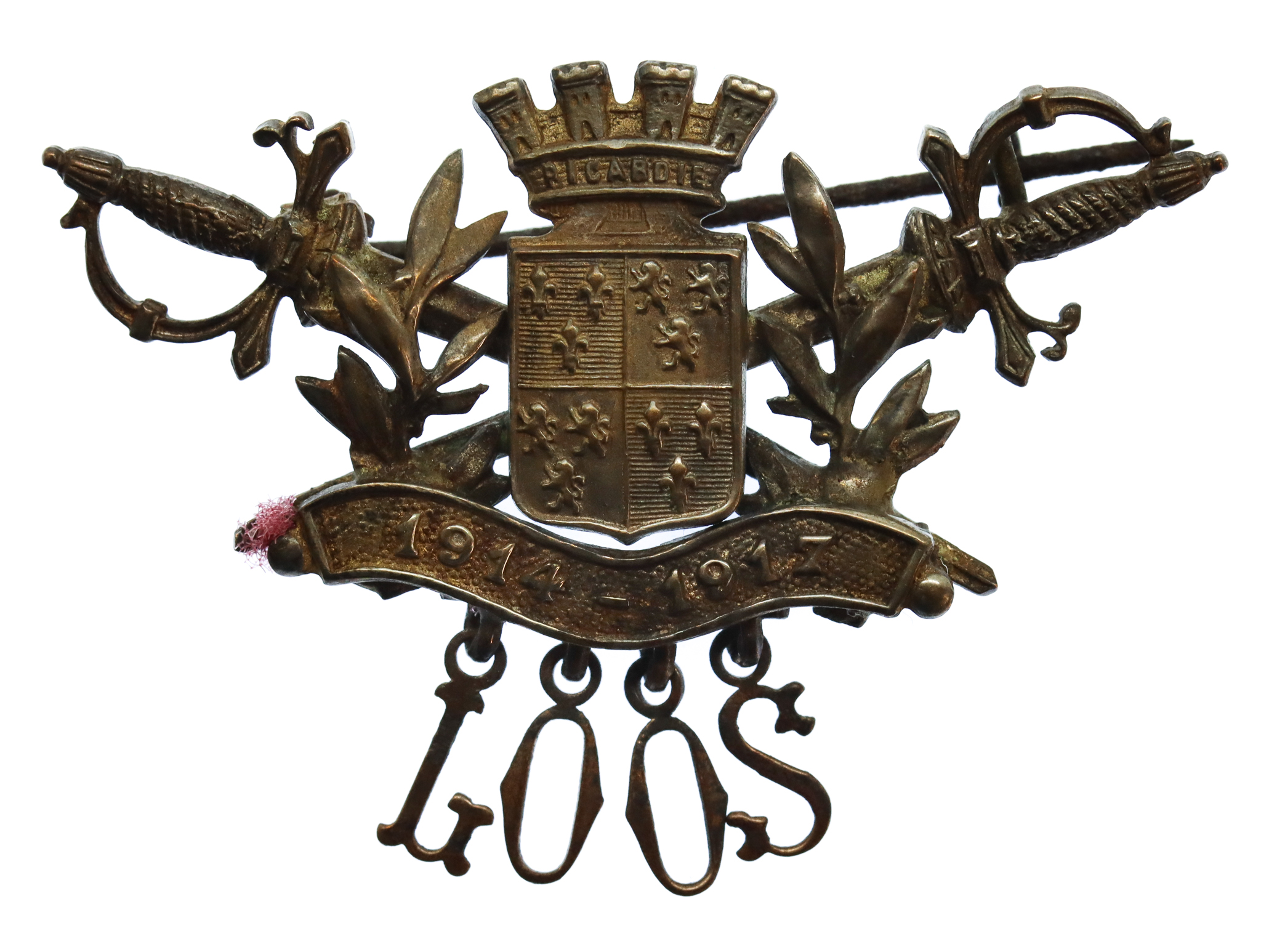 WW1 Battle of Loos Sweetheart Brooch