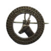 South African Infantry Sterling Silver Sweetheart Brooch