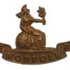 Norfolk Regiment Officer's Collar Badge