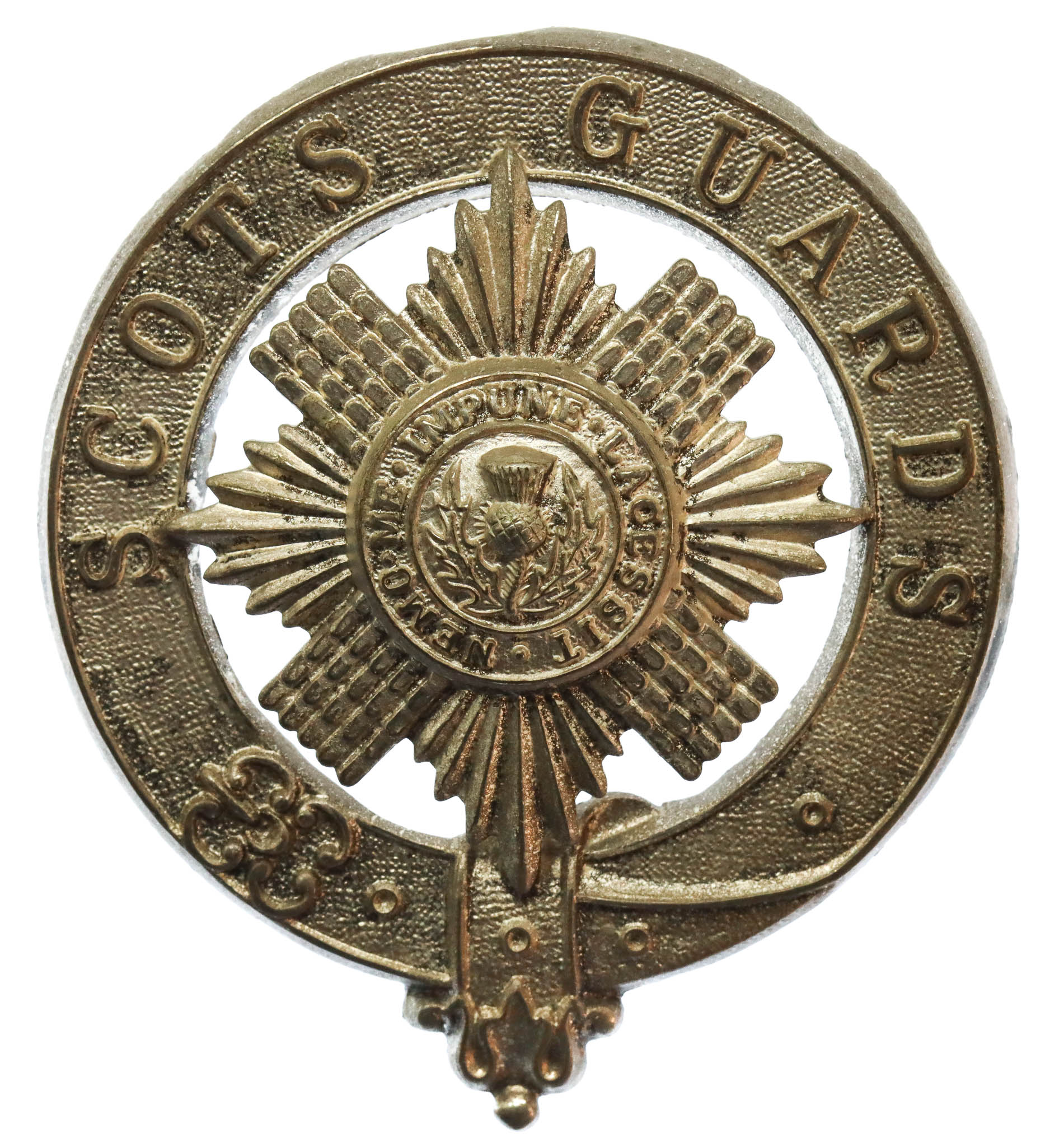 Scots Guards Pipers Glengarry Badge