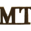 Motor Transport Companies Army Service Corps (MT) Shoulder Title