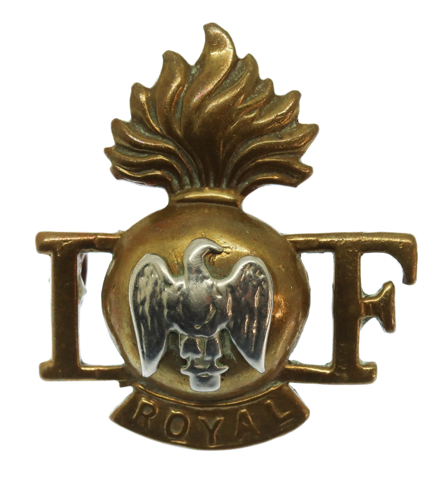 Royal Irish Fusiliers Bi-metal Shoulder Title