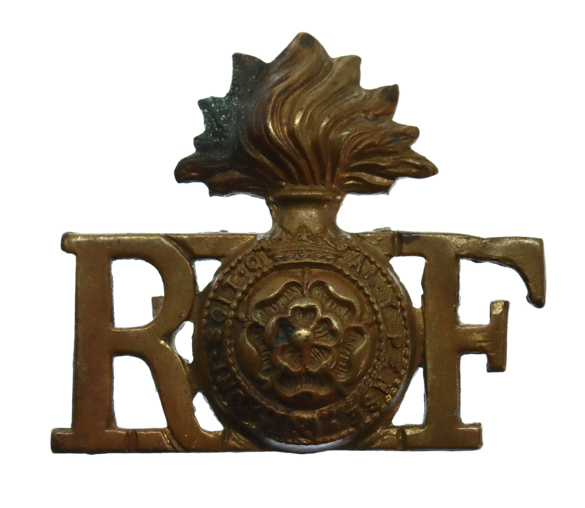 Royal Fusiliers Brass Shoulder Title