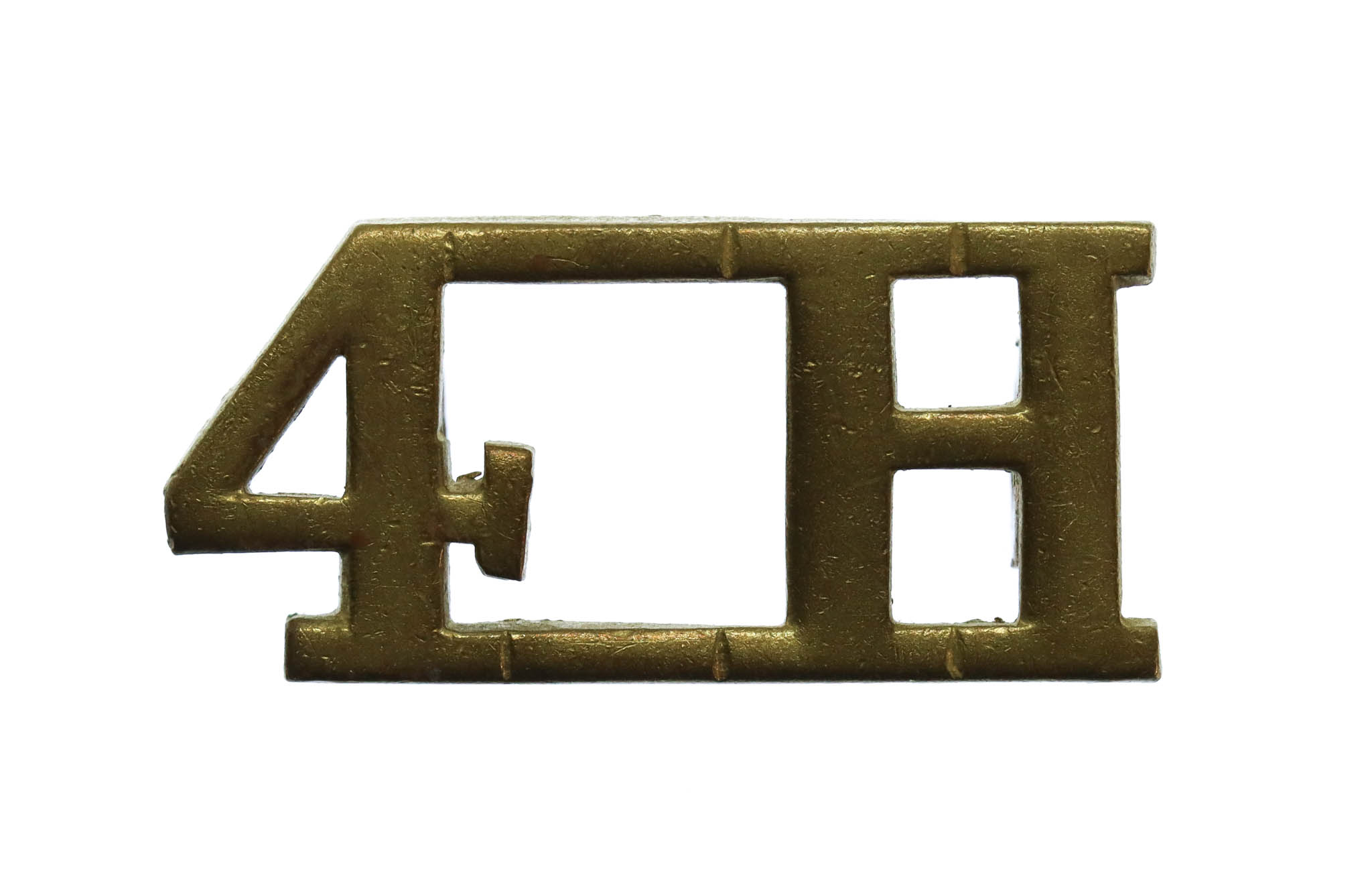 4th Queen's Own Hussars (4H) Shoulder Title