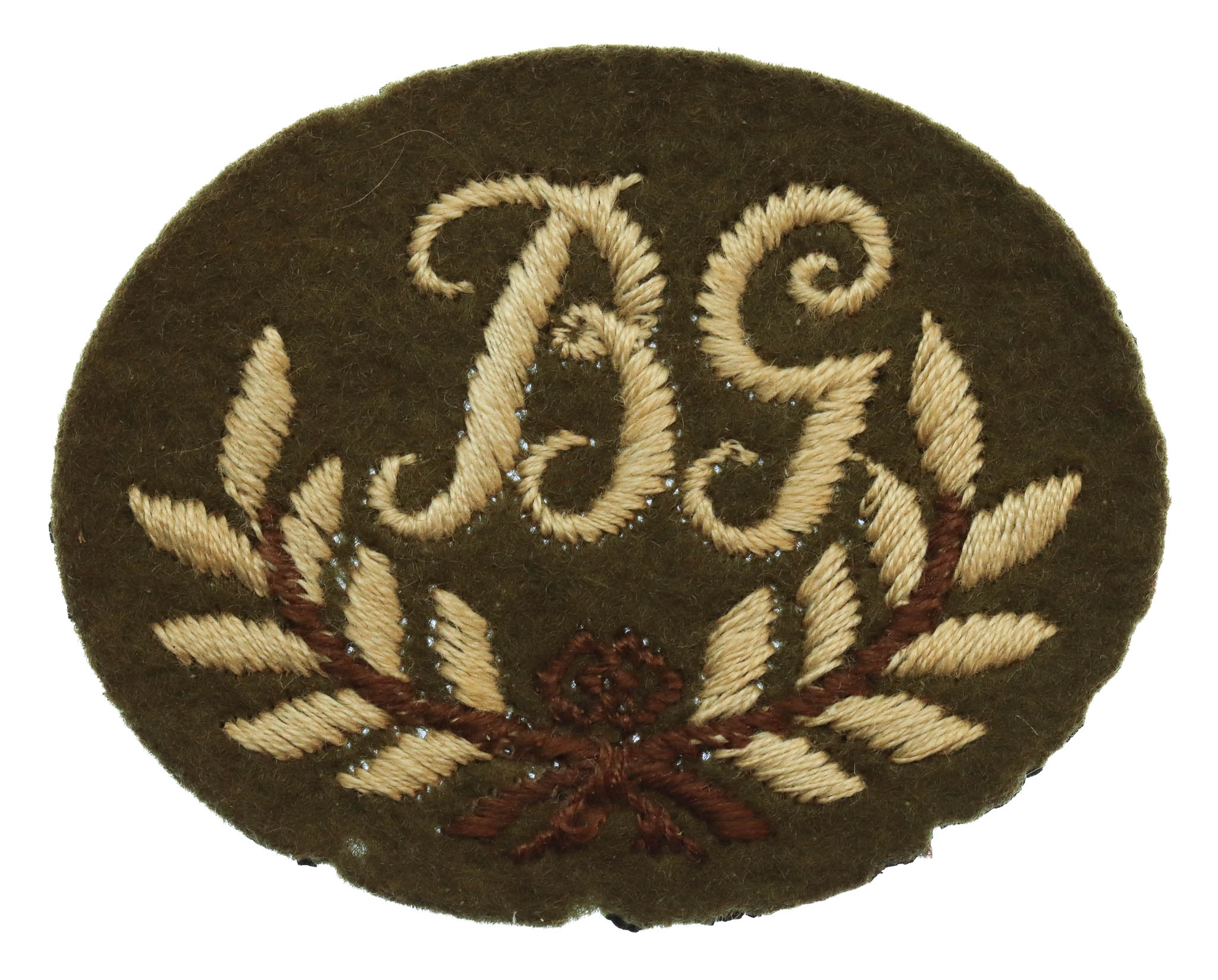  British Army Bren Gunner (B.G.) Cloth Proficiency Arm Badge