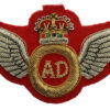 British Army Air Despatch Bullion Wings Badge