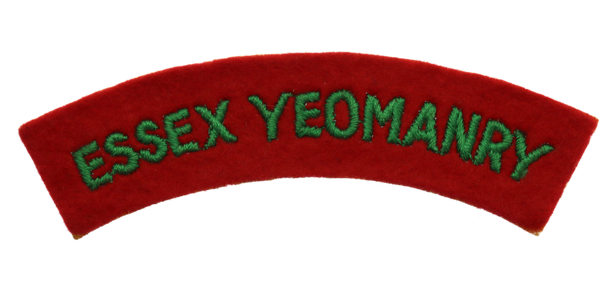 Essex Yeomanry (ESSEX YEOMANRY) Cloth Shoulder Title
