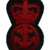 Royal Navy Artificer Apprentice Cloth Cap Badge - Queen's Crown