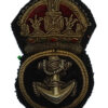 Royal Navy Petty Officer's Bullion Cap Badge - King's Crown