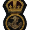 Royal Navy Petty Officer's Gilt Metal Economy Cap Badge - King's Crown