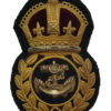 Royal Navy Chief Petty Officer's Gilt Metal Economy Cap Badge - King's Crown