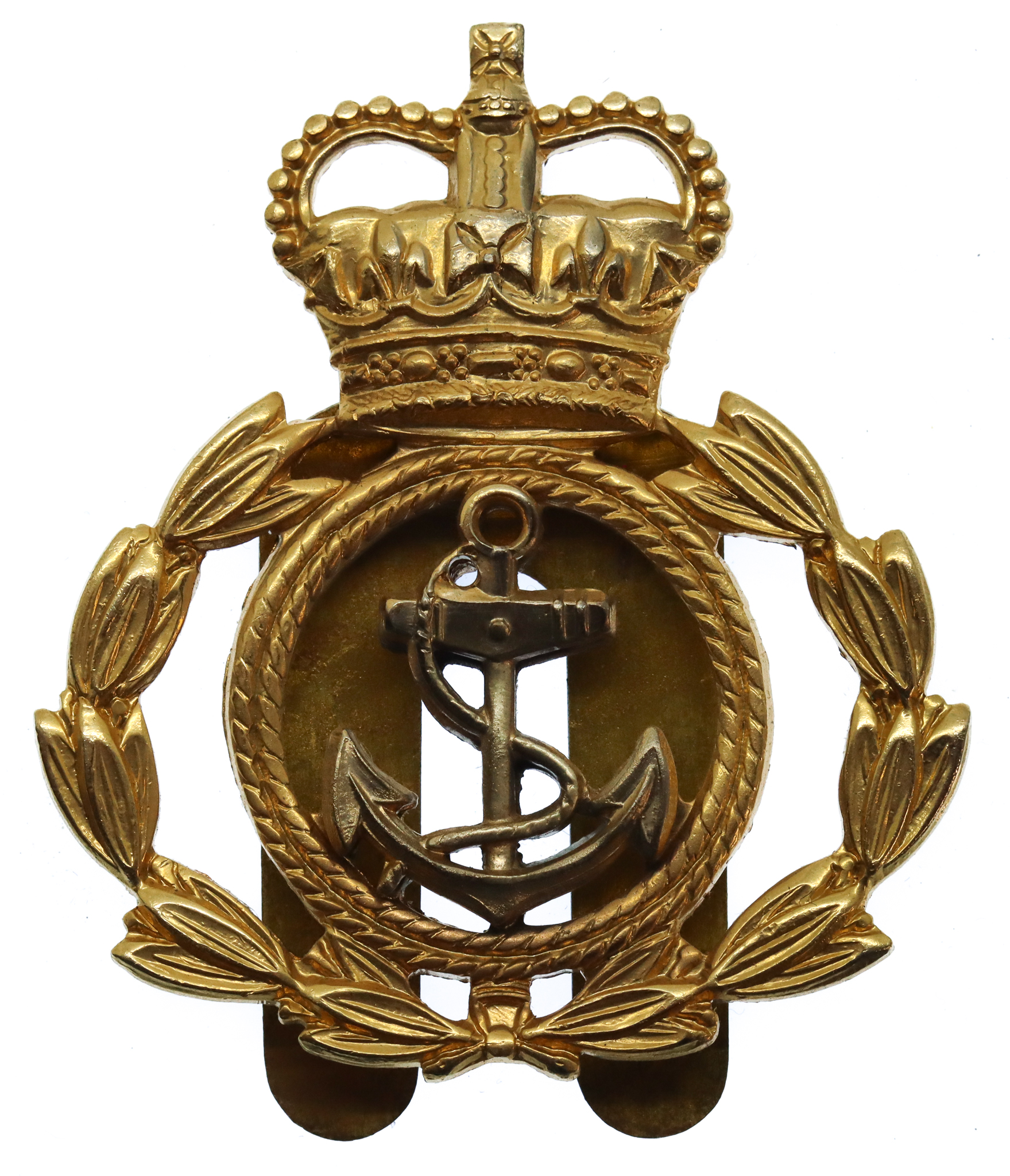 Royal Navy Chief Petty Officer's Cap Badge - Queen's Crown