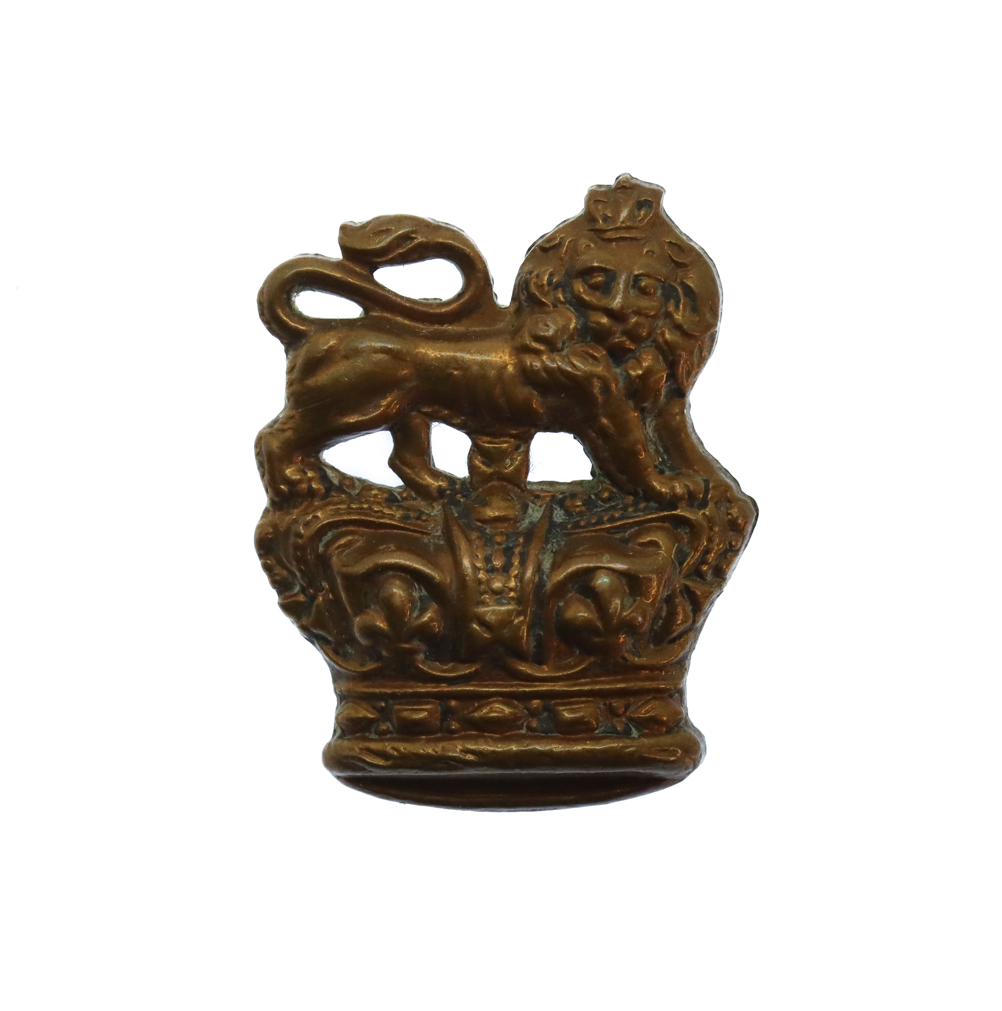 Victorian Queen's Own Royal West Kent Regiment Collar Badge