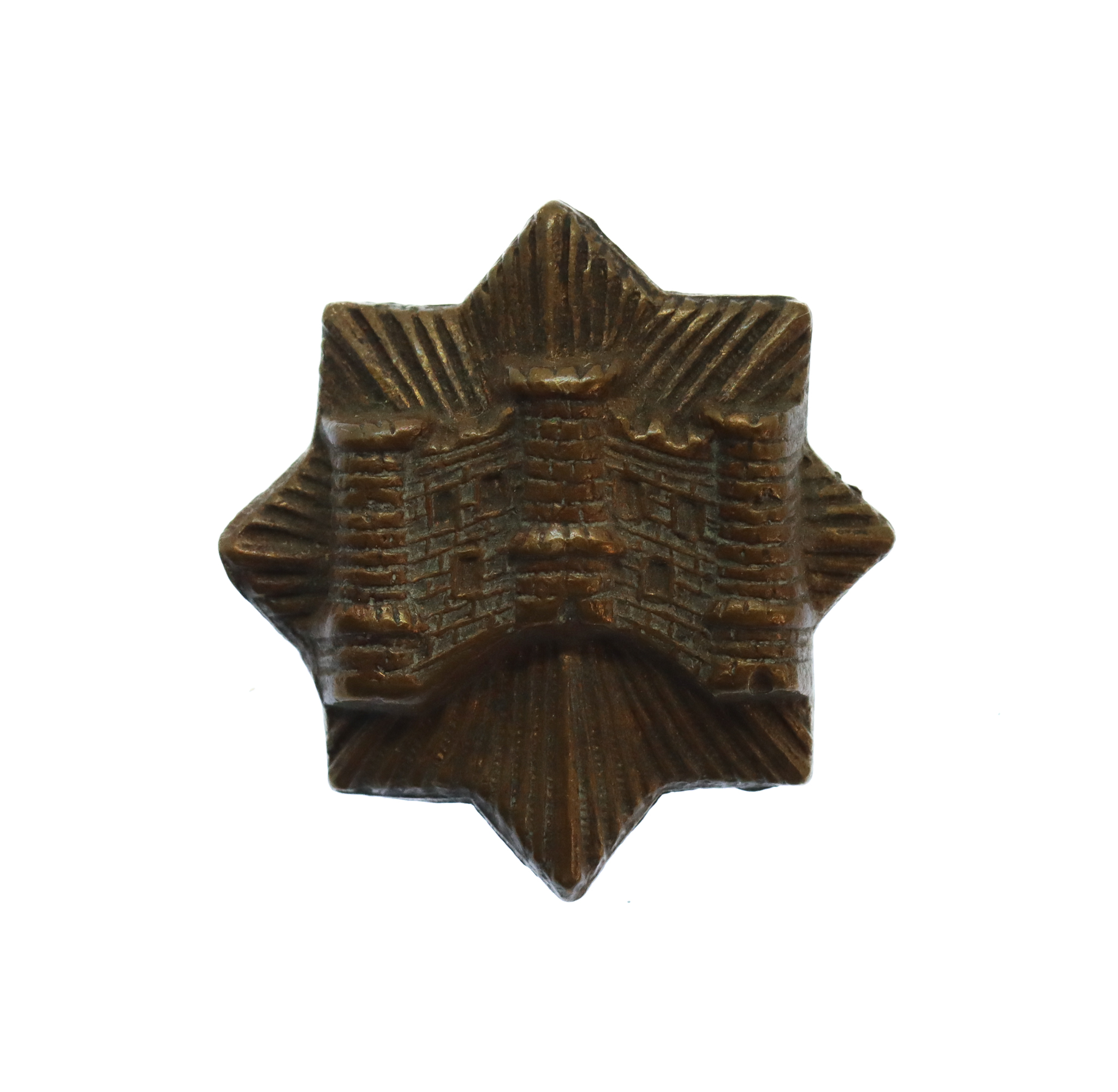 Scarce Victorian Devonshire Regiment Collar Badge (c.1882-86)
