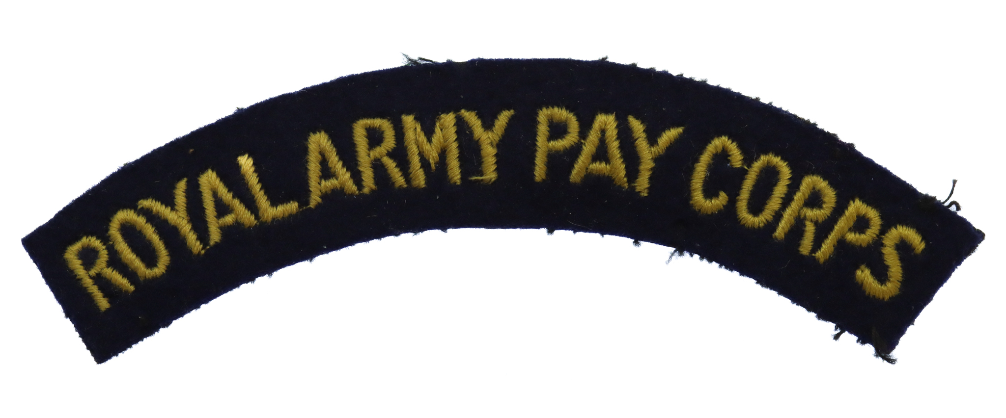 Royal Army Pay Corps (ROYAL ARMY PAY CORPS) Cloth Shoulder Title