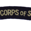 Royal Signals (ROYAL CORPS OF SIGNALS) Cloth Shoulder Title