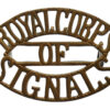 Royal Signals (ROYAL CORPS/ OF/ SIGNALS) Shoulder Title