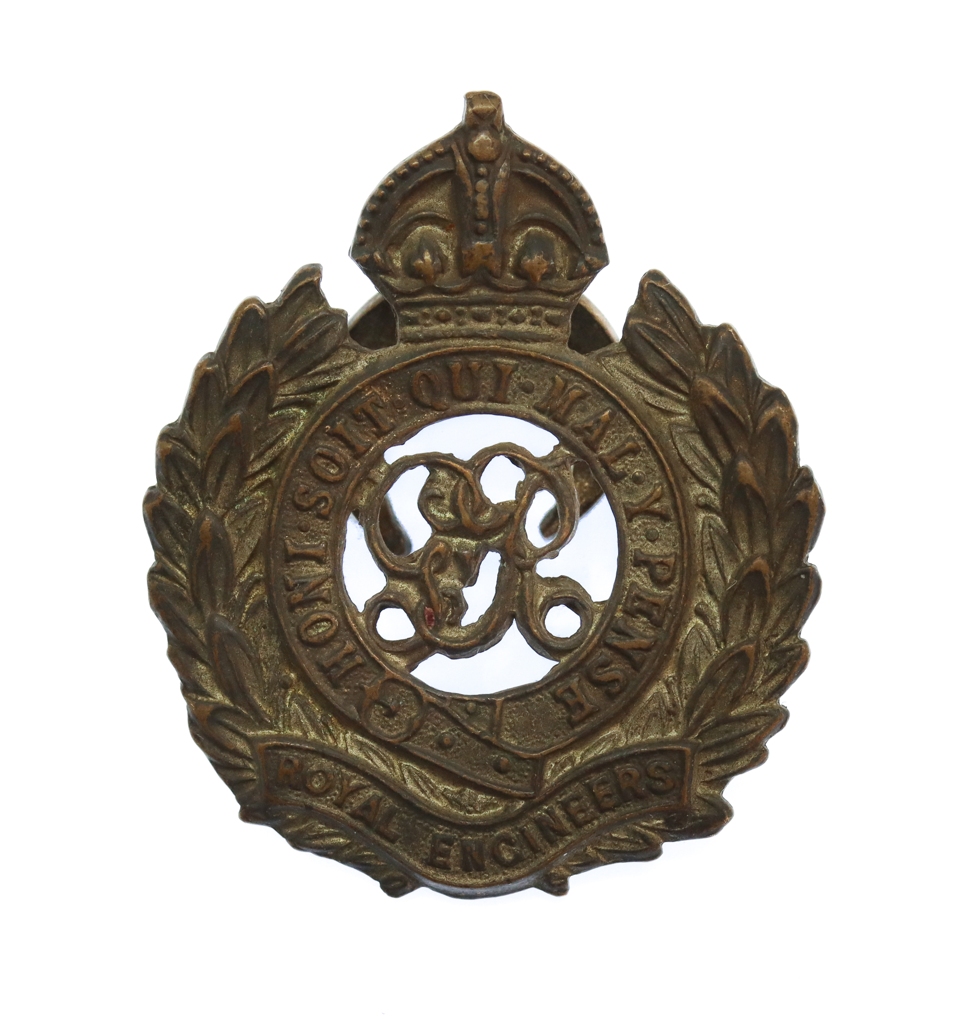 George V Royal Engineers Lapel Badge
