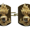 Pair of Royal Engineers Anodised (Staybrite) Collar Badges