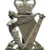 Royal Ulster Rifles Anodised (Staybrite) Cap Badge - Queen's Crown