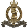 Adjutant General Corps Anodised (Staybrite) Cap Badge - Queen's Crown