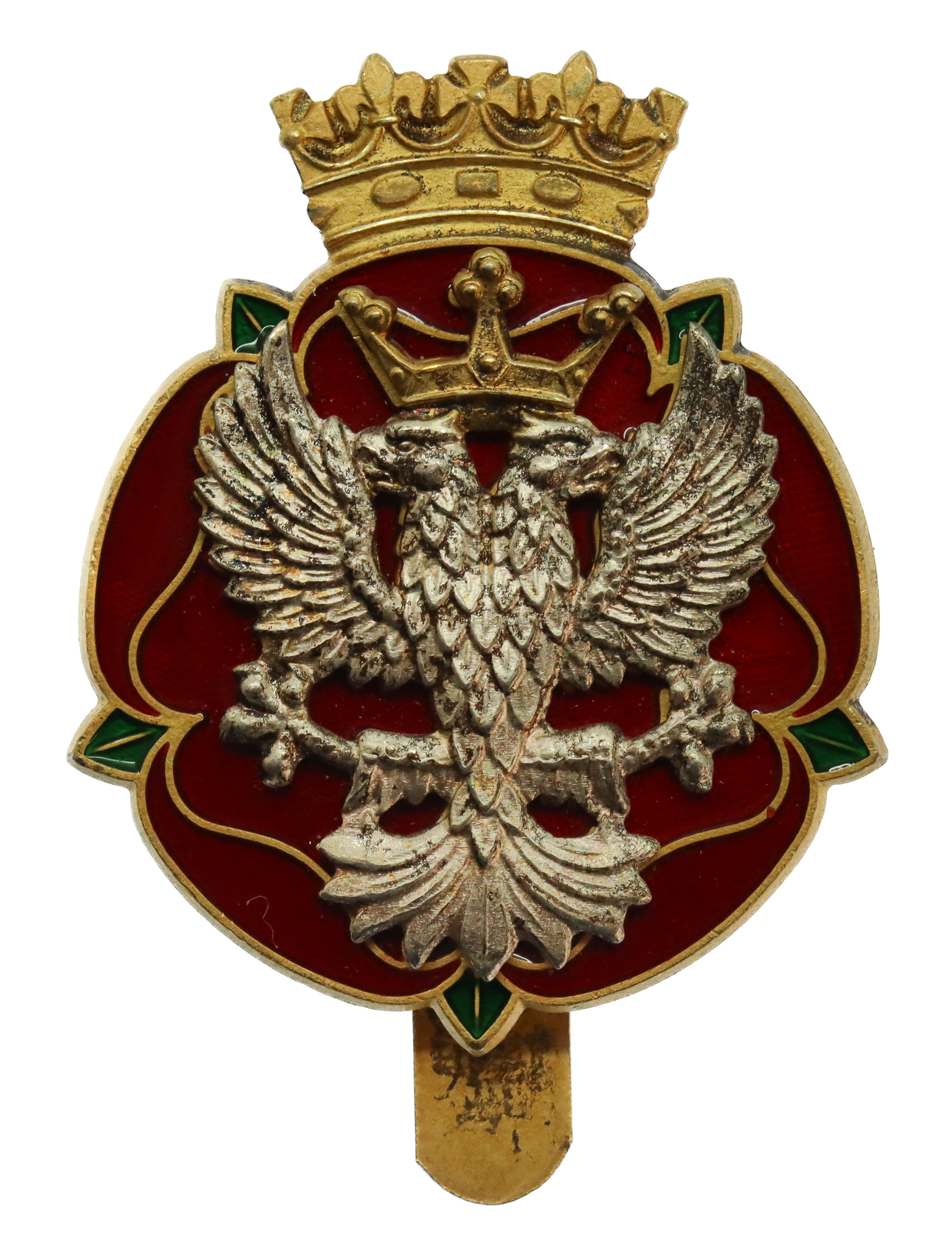 Royal Mercian & Lancastrian Yeomanry Enamelled Cap Badge