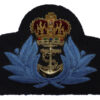 Women's Royal Naval Service (WRNS) Officer's Cap Badge - Queen's Crown