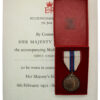 1977 Queen Elizabeth II Silver Jubilee Medal with Certificate