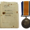 WW1 British War Medal - Pte. A.G. Cook, Royal Marine Light Infantry - Wounded