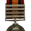 Queen's South Africa Medal (4 Clasps - Cape Colony, Orange Free State, Transvaal, South Africa 1901) - Tpr. F. Gargate, Commander in Chief's Bodyguard