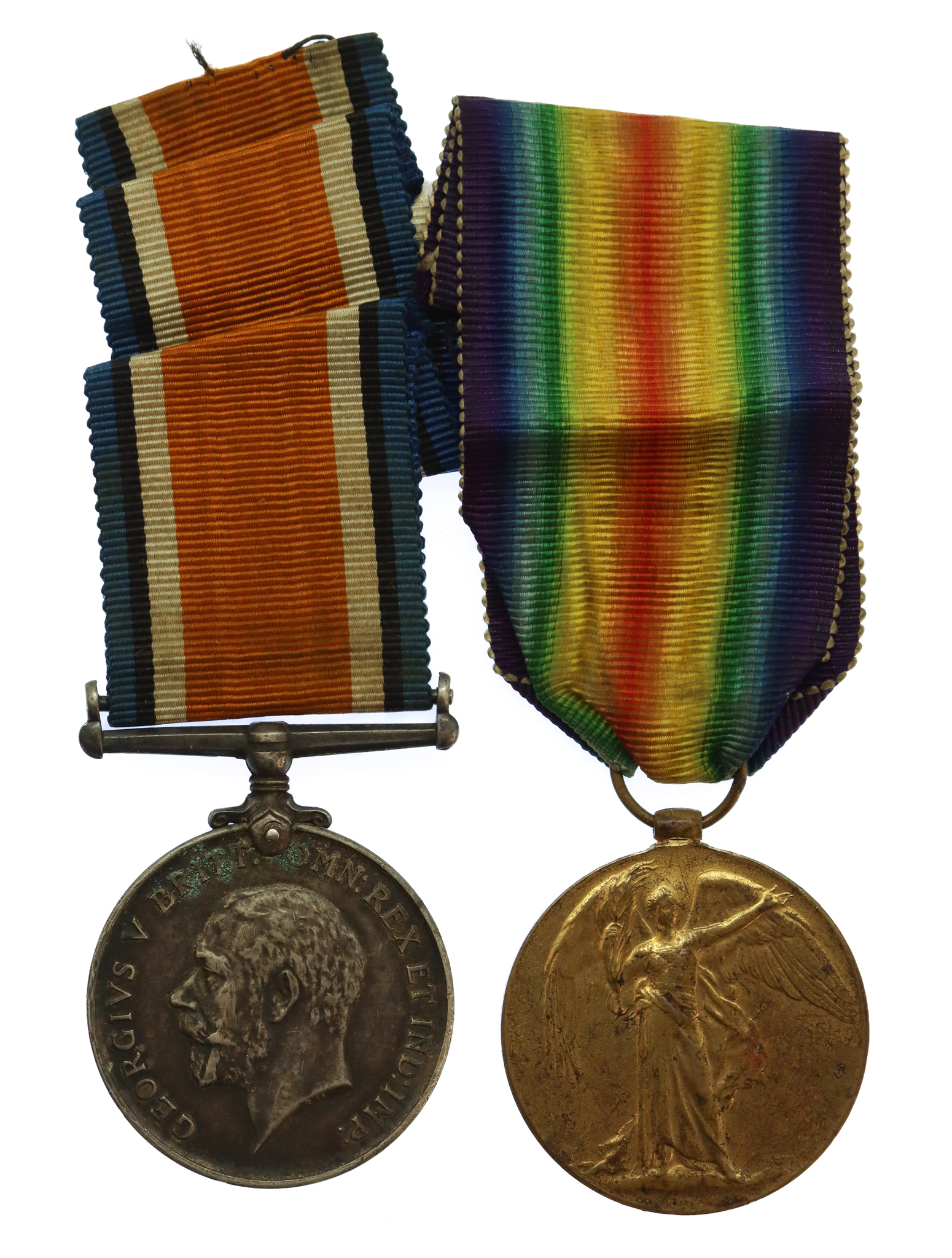 WW1 British War & Victory Medal Pair - Pte. J. Rodgers, West Yorkshire Regiment