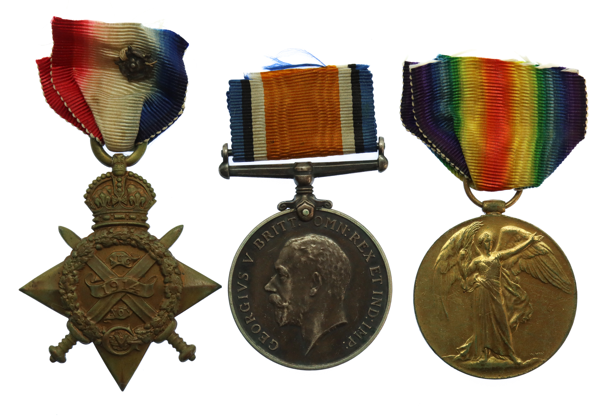 WW1 1914 Mons Star Medal Trio - Dvr. T. Beaumont, Royal Engineers