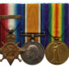 WW1 Mons Star & Bar Medal Trio - Pte. A. Connolly, 1st Bn. Rifle Brigade - Wounded