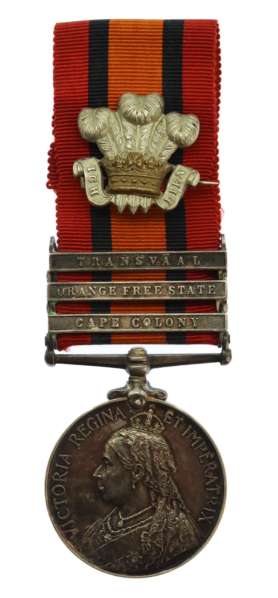 Queen's South Africa Medal (Clasps - Cape Colony, Orange Free State, Transvaal) - Tpr. W.J. McGee, Prince of Wales's Light Horse