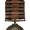 Queen's South Africa Medal (Clasps - Cape Colony, Orange Free State, Transvaal, South Africa 1901, South Africa 1902) - Pte. J. Hoole, 3rd Dragoon Guards