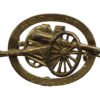 WW1 Bethune 1914-15 Heavy Artillery 75 Gun Gold Plated Sweetheart Brooch