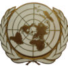 United Nations UN Peace Keeping Force Beret Badge