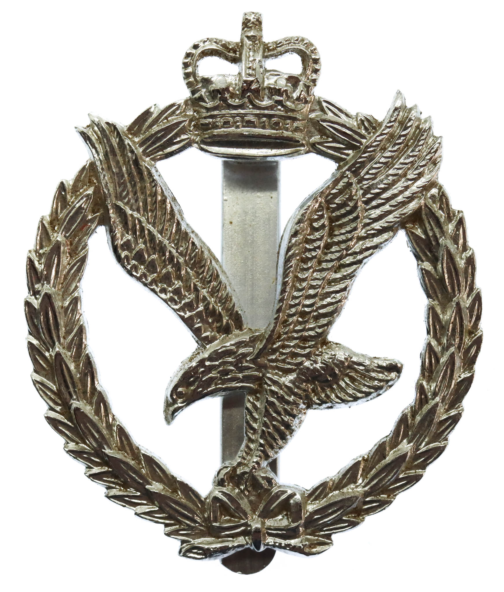 Army Air Corps Anodised (Staybrite) Cap Badge