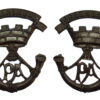 Pair of Somerset & Cornwall Light Infantry Officer's Service Dress Collar Badges