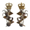 Pair of Royal Electrical & Mechanical Engineers (R.E.M.E.) Anodised (Staybrite) Collar Badges