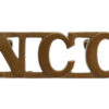 Non Combatant Corps (N.C.C.) Shoulder Title