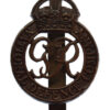 George VI National Defence Company Cap Badge